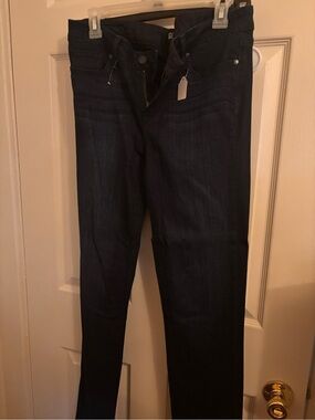 PAIGE Dark Indigo Skinny Jeans